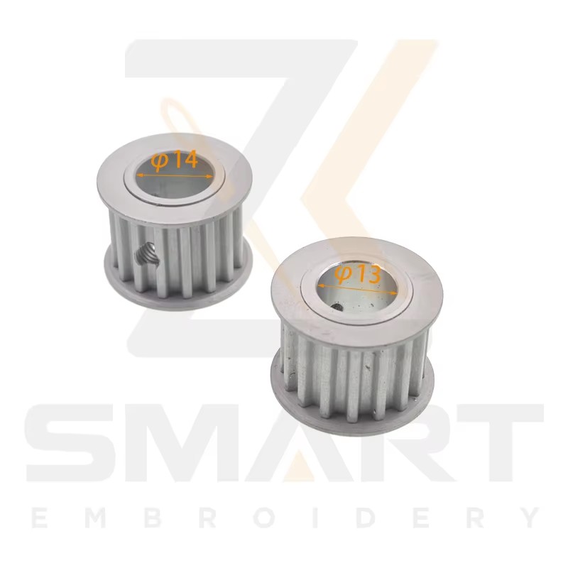 Tajima SWF China Embroidery Machine Parts Pulley T5 16 Dents D05-T5-D13-T16-W17 D05-T5-D14-T16-W17