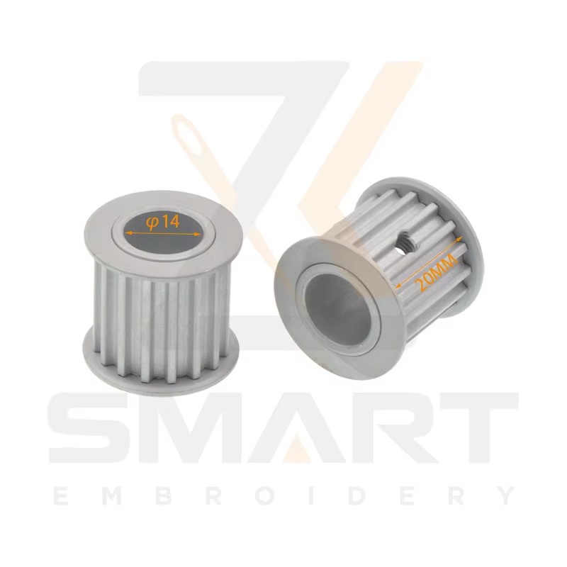 Tajima SWF China Embroidery Machine Parts Pulley T5 16 Dents D05-T5-D14-T16-W20
