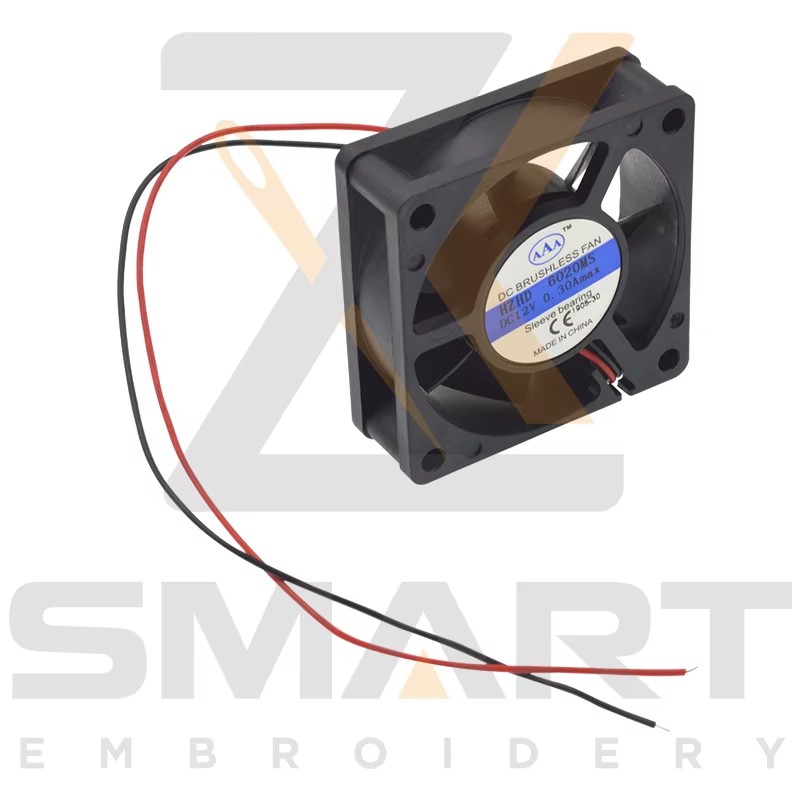 Ventilador de refrigeració 60*60*20 12 volts Tajima SWF Xina Embroidery Machine Parts EDH06-60*60*20-12V