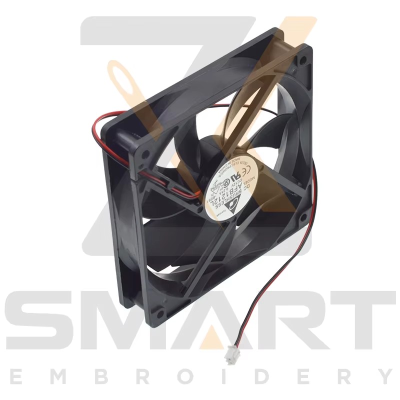 Ventilador de refrigeració 120*120 12 volts per a parts de màquina d'embroideria EDH06-120*120-12V