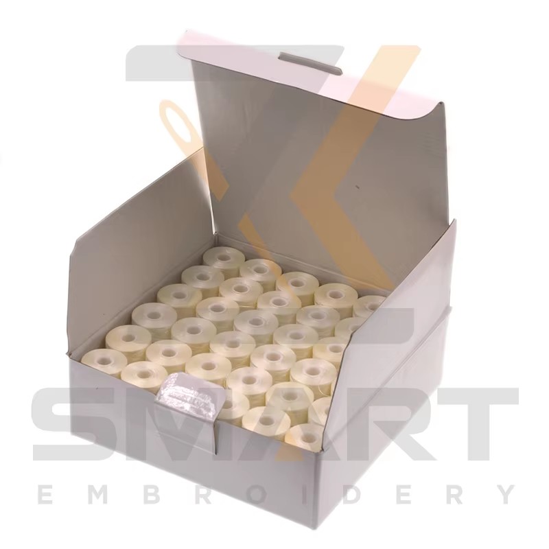 144 peces mida L color blanc Pre-ferit Bobbins màquina d'embroideria parts R06-75D/2W-L