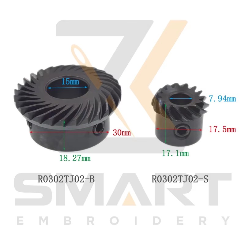 Beverl Gears per a màquines d'embroideria Tajima R0302TJ02-B R0302TJ02-S