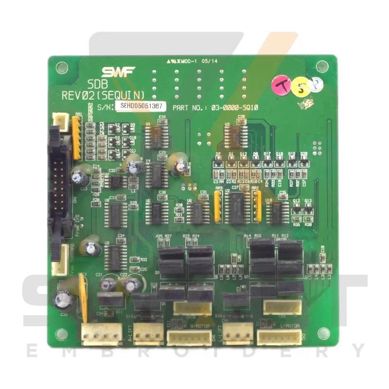 Cartes SWF utilitzades 03-0000-SQ10 Parts de màquina d'embroideria ESWF-03-0000-SQ10-U