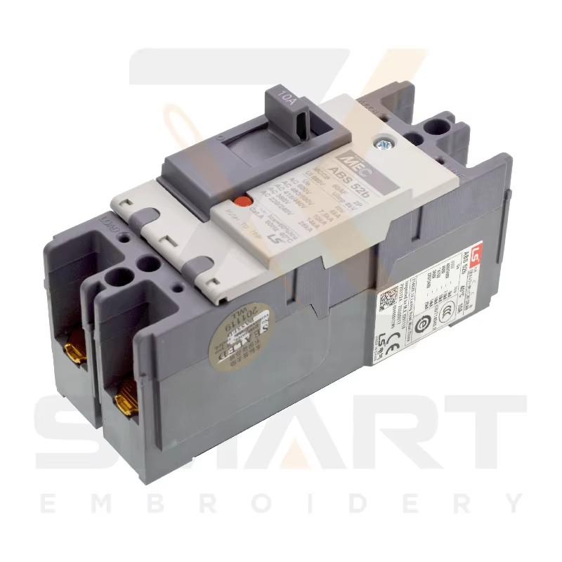 Interruptor de protecció contra fuites ABS 52b 2P 10A 15A per a màquina d'embroideria SWF