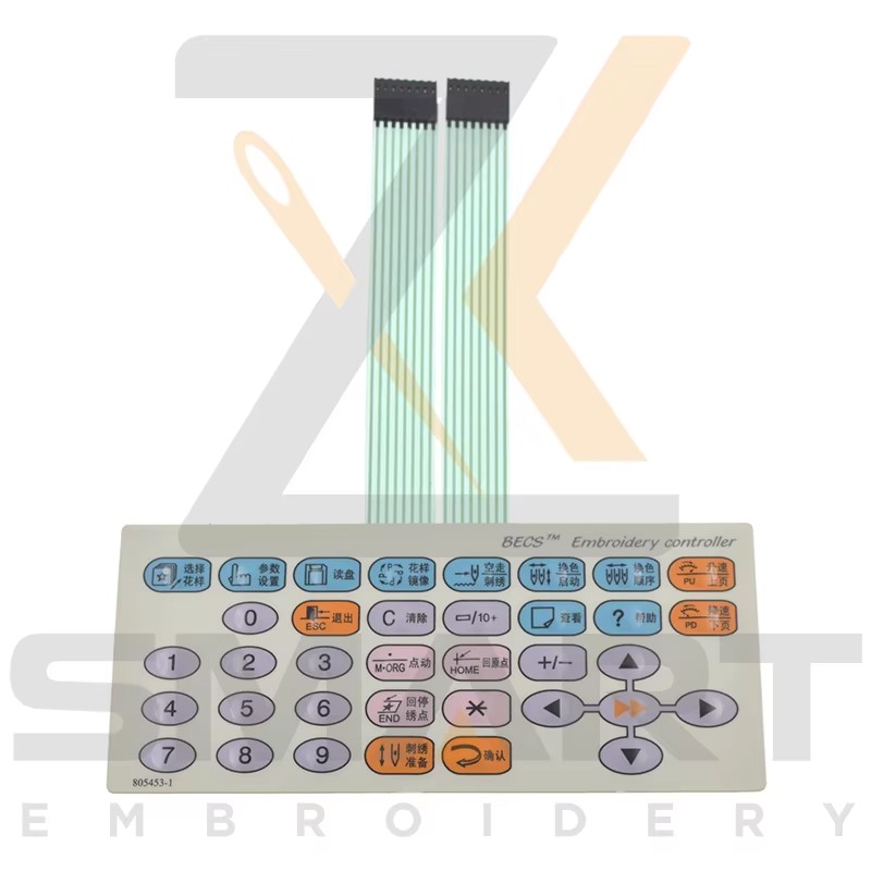 DAHAO 805453-1 teclat per a màquines d'embroideria xinesa EDH050402-0202