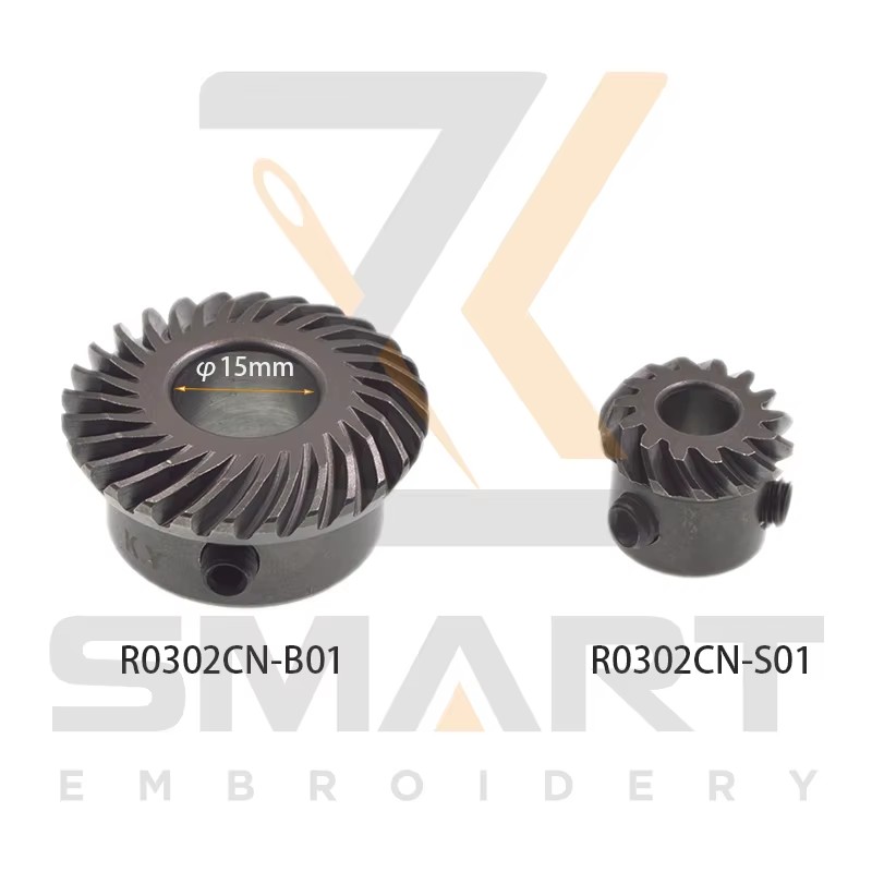 Bona qualitat Rotary Hook Bevel Gear 15mm forat parts de la màquina d'embroideria xinesa